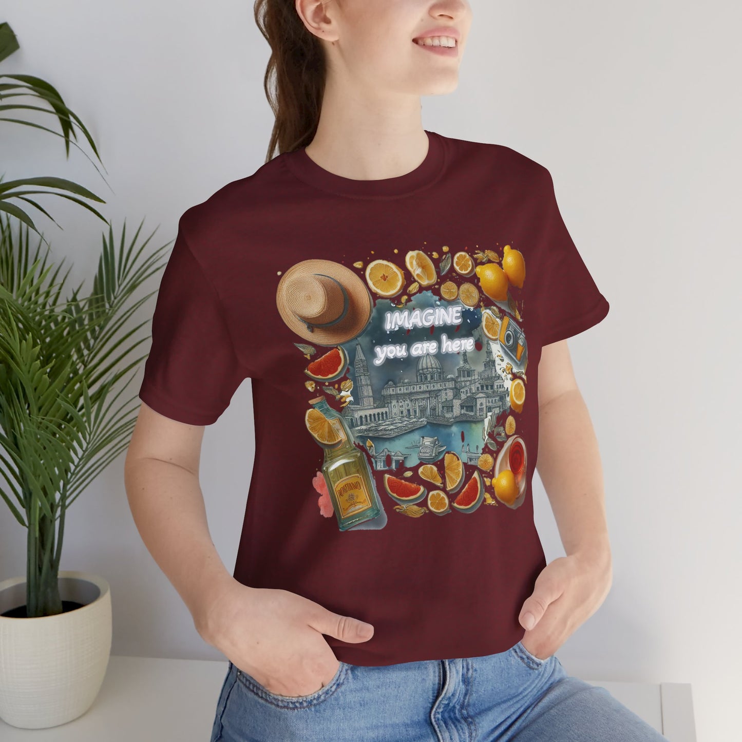 "Imagine you are here" T-shirt